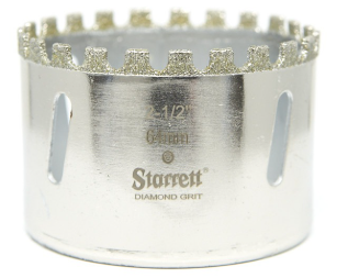 Diamond Holesaw 64mm – Oversize Diamond Hole Saw for Granite, Marble, Porcelain & Ceramic Tiles